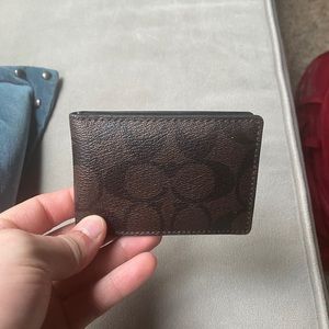 Coach card holder